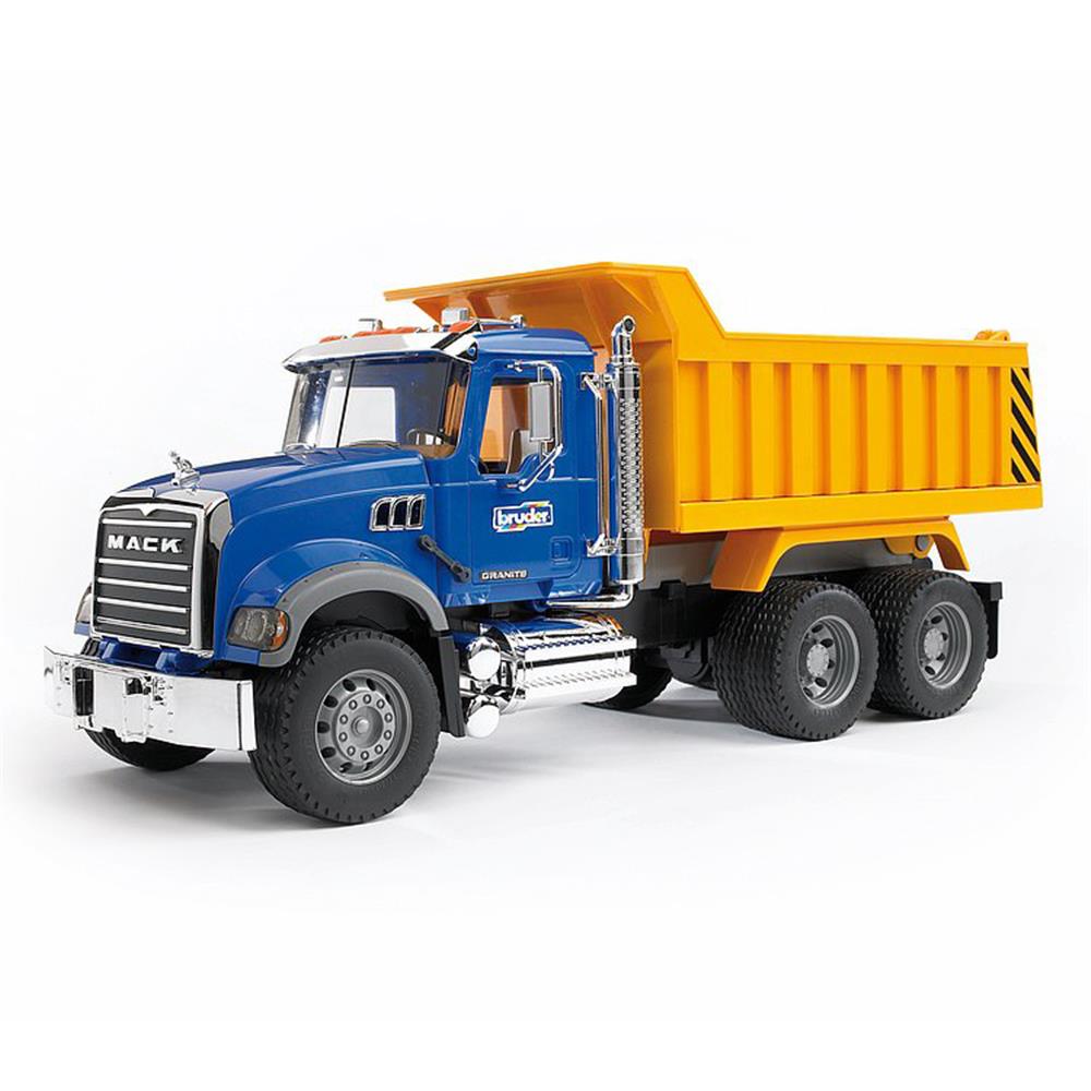 Bruder 02815 - MACK Granite LKW mit Kippmulde, 1:16