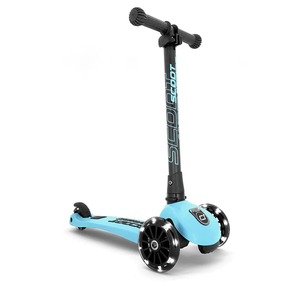 Scoot & Ride Highwaykick 3 LED Scooter, blueberry - Kinderroller, ab 3 Jahren