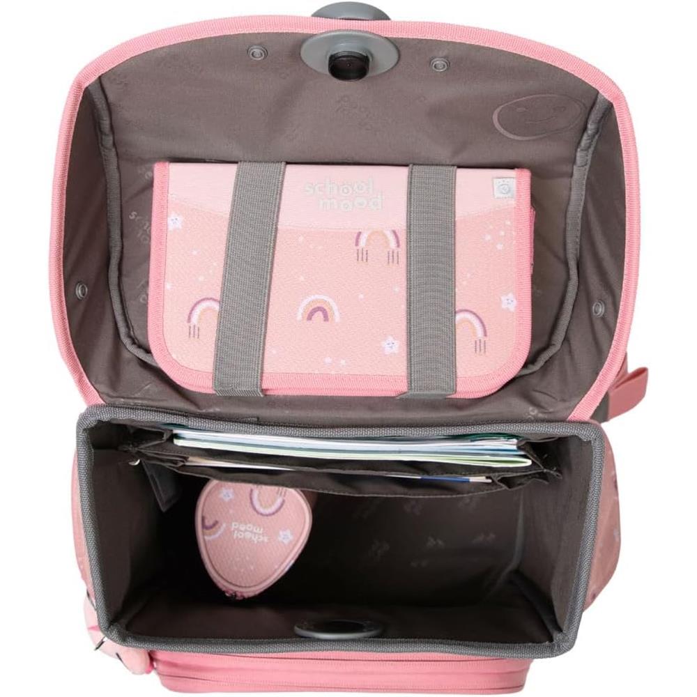 School-Mood Schulranzenset Timeless Pro Rainbow, 7-teilig