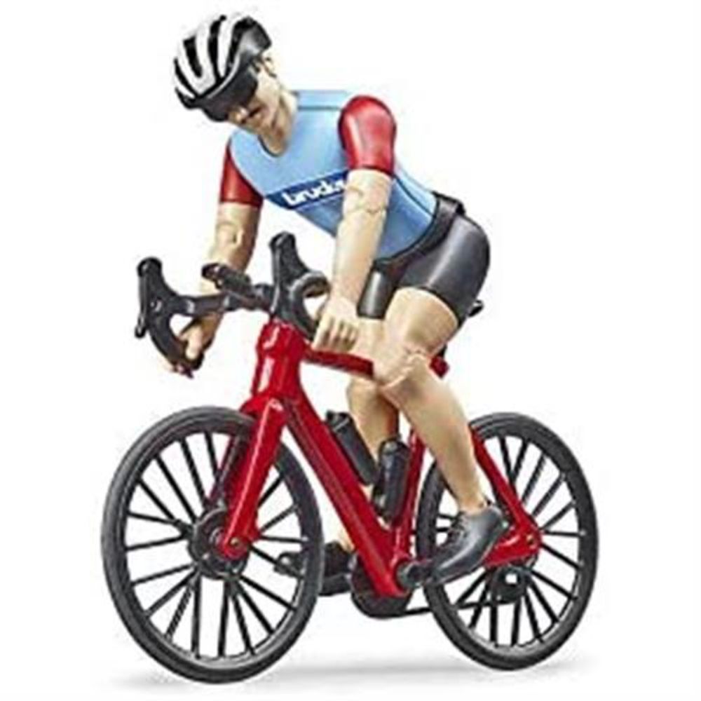Bruder 63110 - bworld Rennrad mit Radfahrer