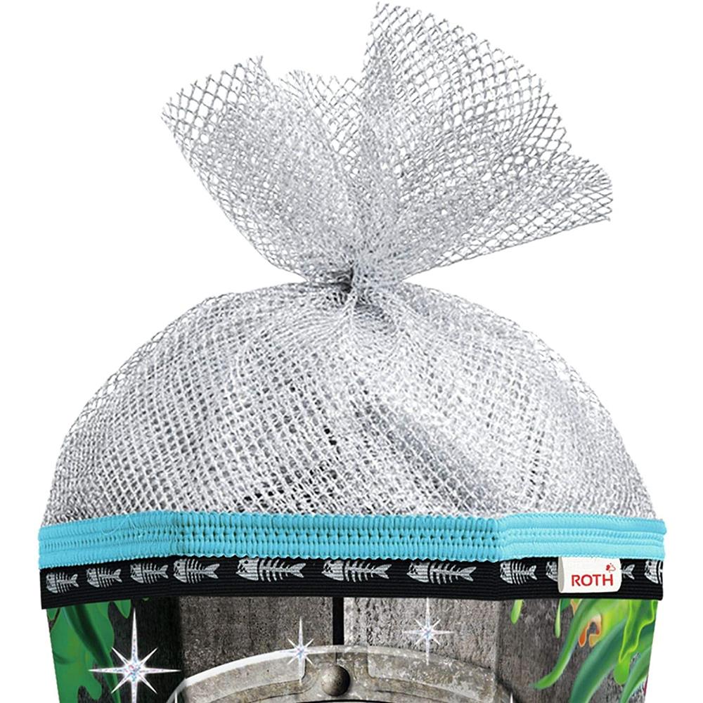 Roth Schultüte Hai, 85cm, eckig, Rot(h)-Spitze, Tüllverschluss (Silbertüll), Folieneffekt