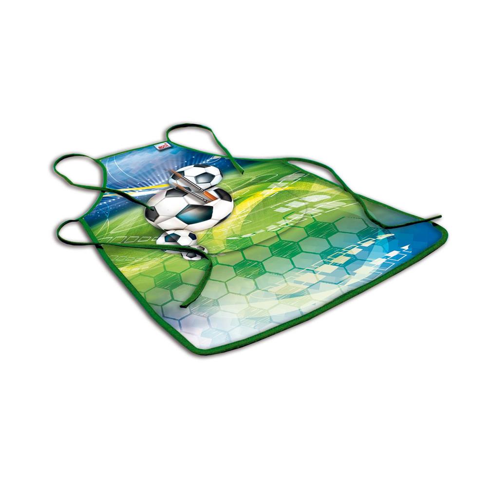 Roth Kinderschürze Fußball, Bastelschürze, Malschürze, Werkenschürze