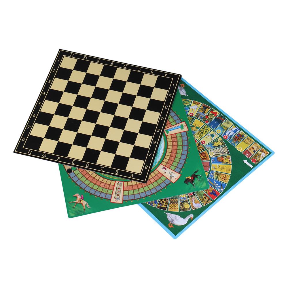 Idena Spielesammlung mit 150 Spielmöglichkeiten, für 1-8 Spieler