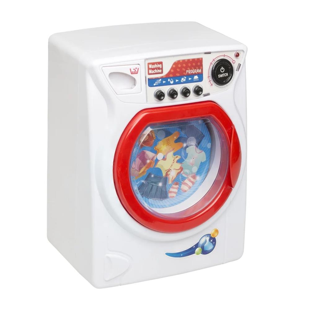 Idena Waschmaschine mit realistischen Licht- und Soundeffekten und rotierende Waschtrommel