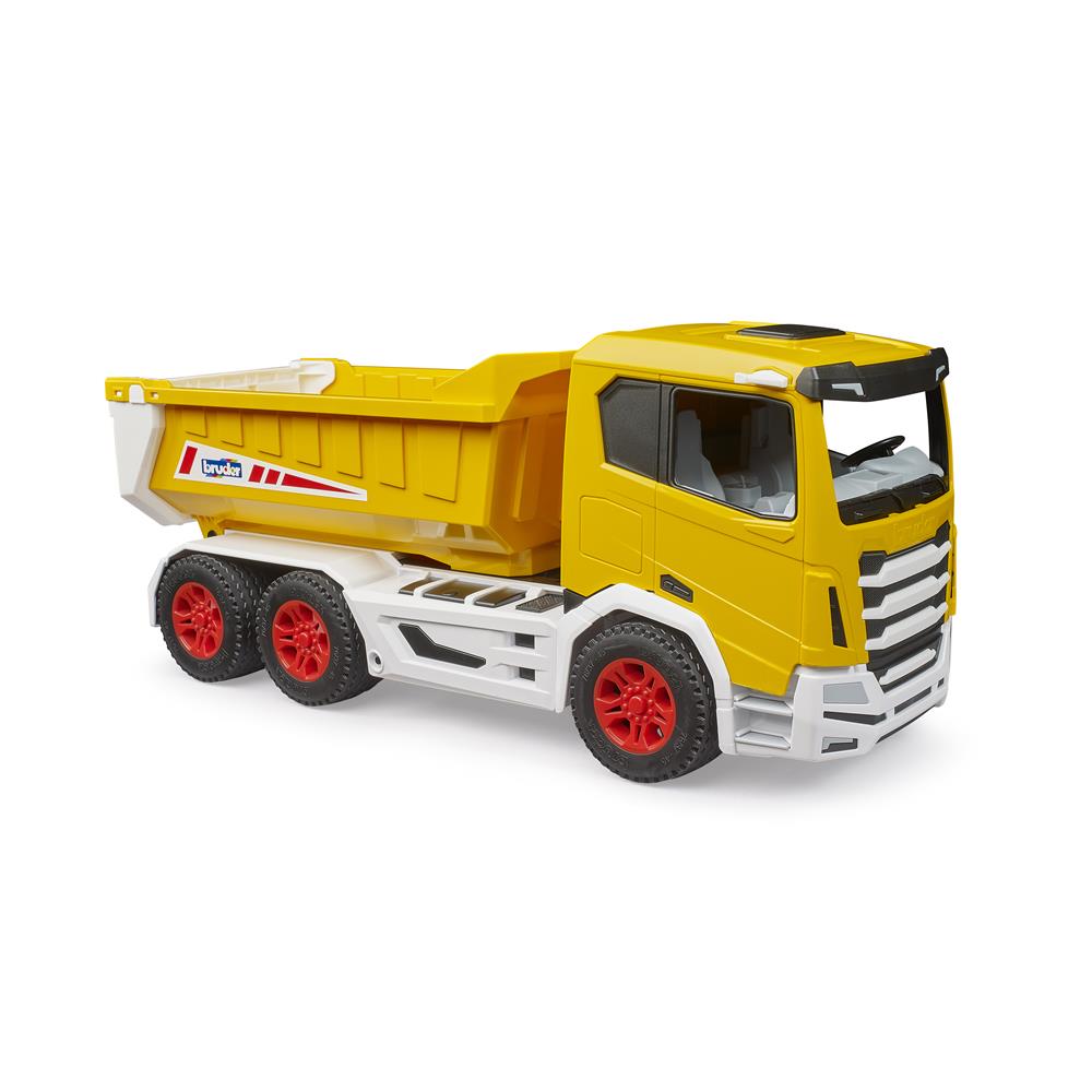 Bruder 03470 – ROADMAX Kipp-LKW für Kinder ab 2 Jahren, robuster Kipper