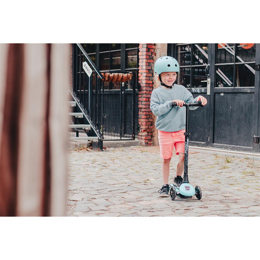 Scoot & Ride Highwaykick 3 LED Scooter, blueberry - Kinderroller, ab 3 Jahren