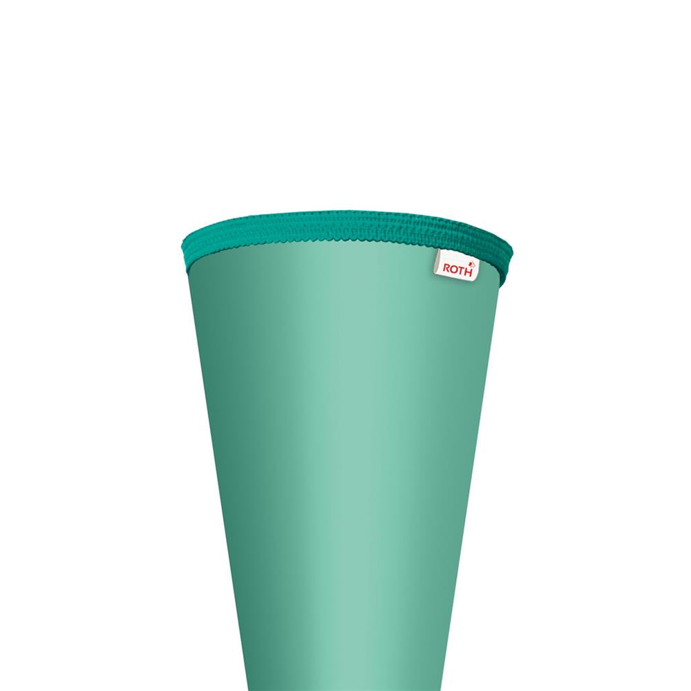 Roth Schultüte-Rohling/Basteltüte, mint, 70cm, rund, Rot(h)-Spitze, ohne Verschluss