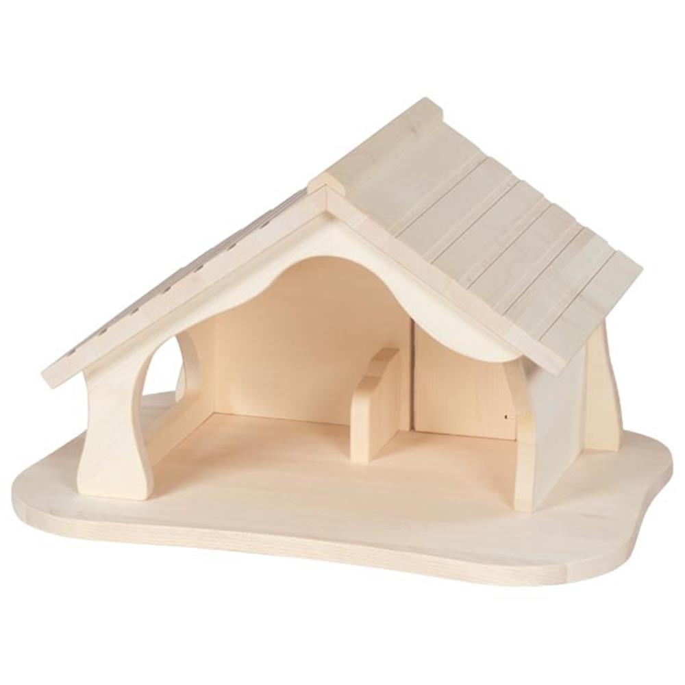 Goki Puppenhaus als Bauernhof oder Weihnachtskrippe