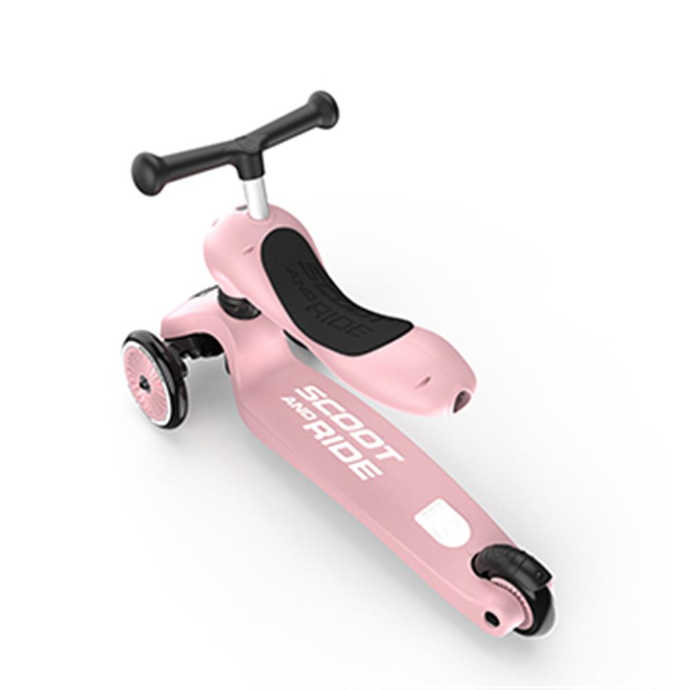 Scoot & Ride Highwaykick 1, rose - 2in1 Kinderroller, ab 1 Jahr