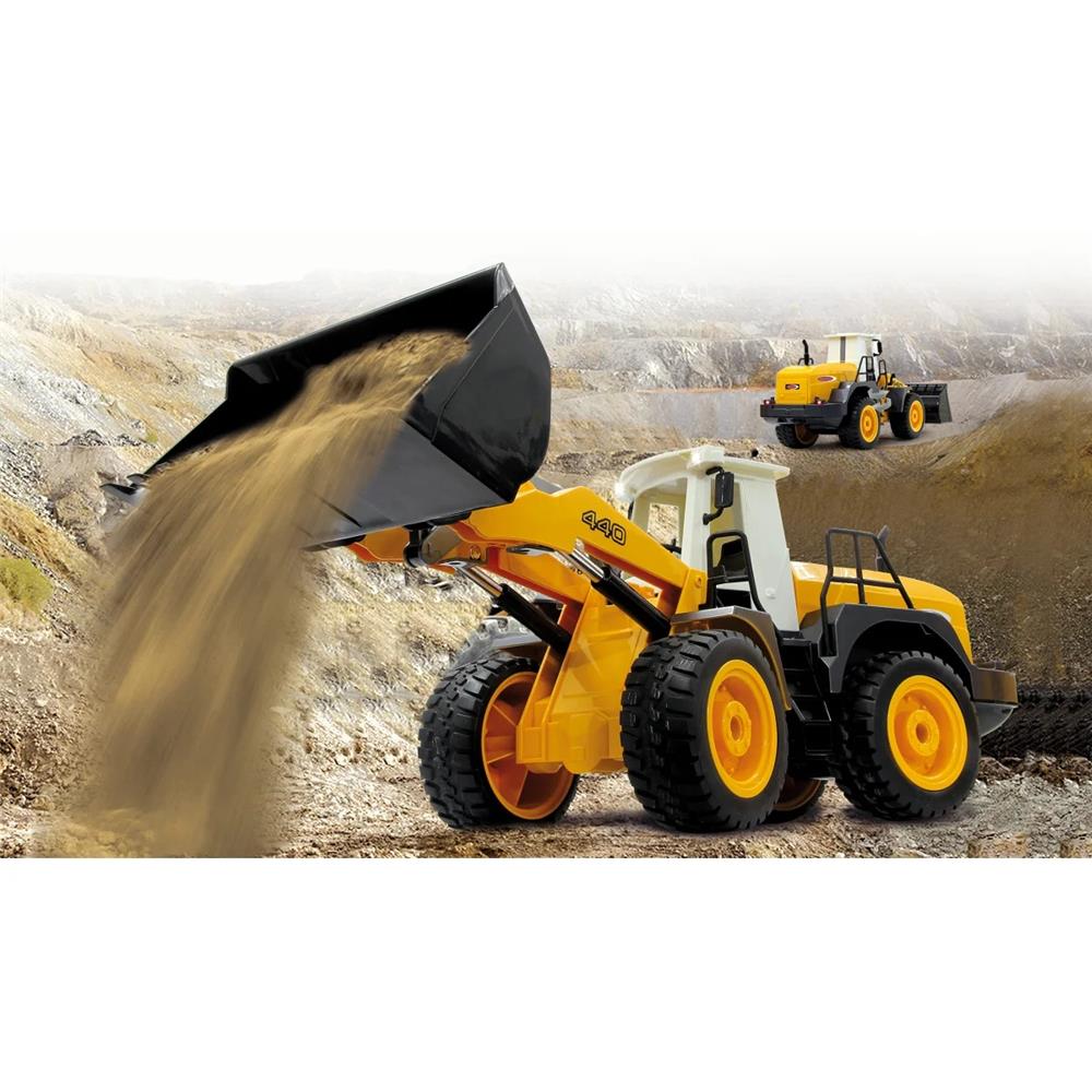 Jamara Radlader 440, 1:20, 2,4Ghz, ferngesteuertes Baufahrzeug