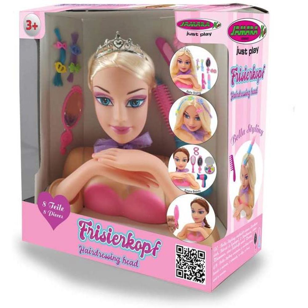 Jamara Frisierkopf Set Bella Styling inkl. Haarzubehör