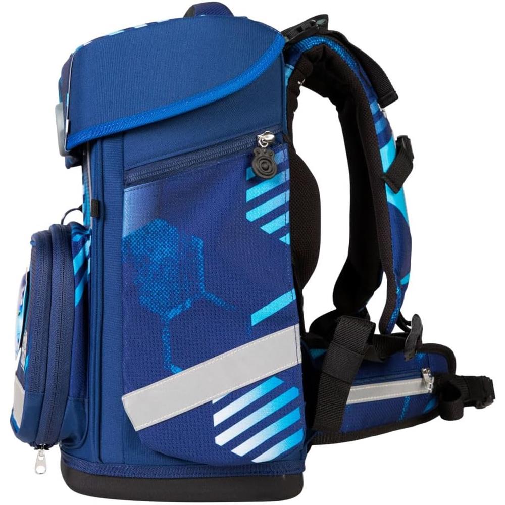 School-Mood Schulranzenset Champion Maxx Pro Jonas (Fußball), 7-teilig