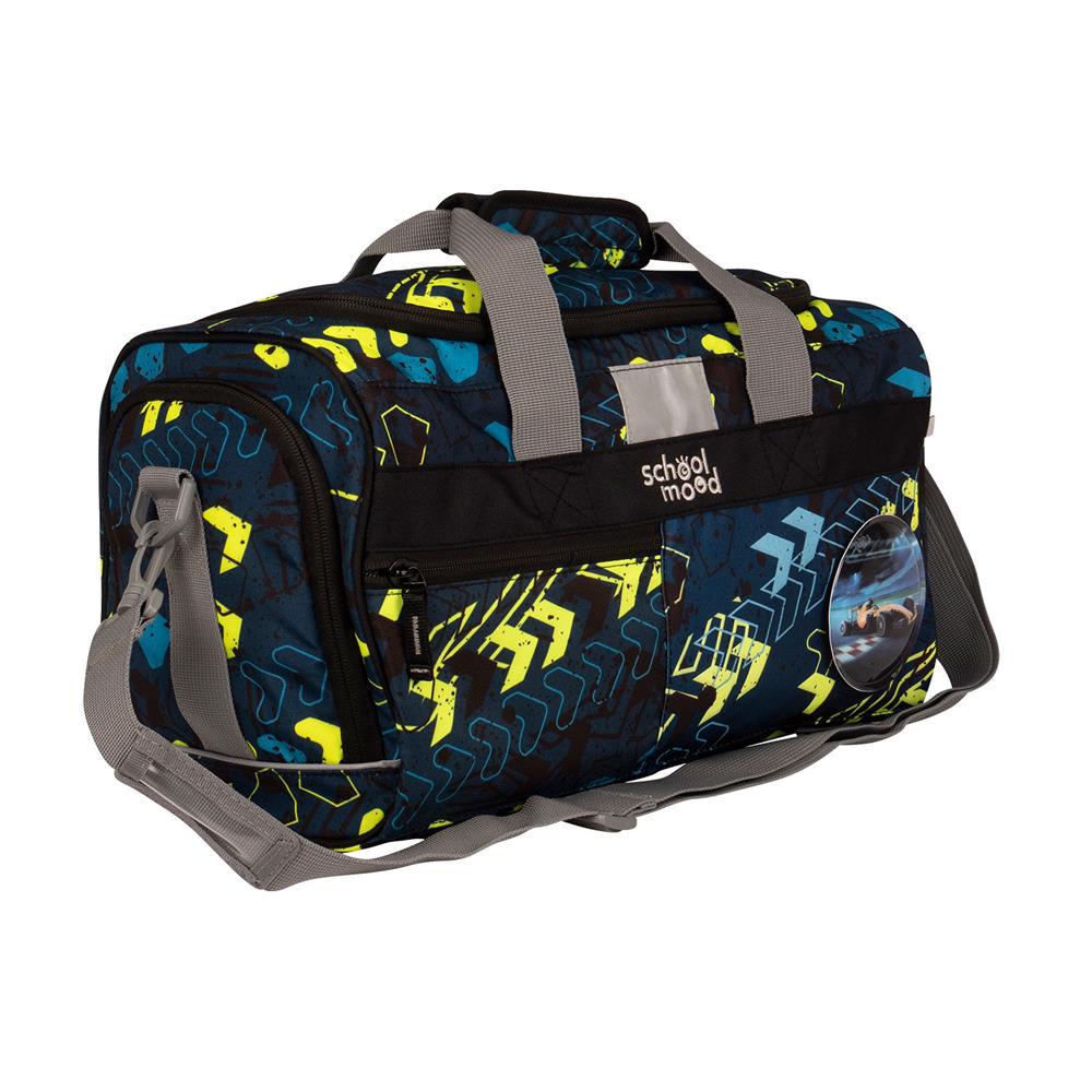 School-Mood Sporttasche Elias (Formel 1, schwarz)