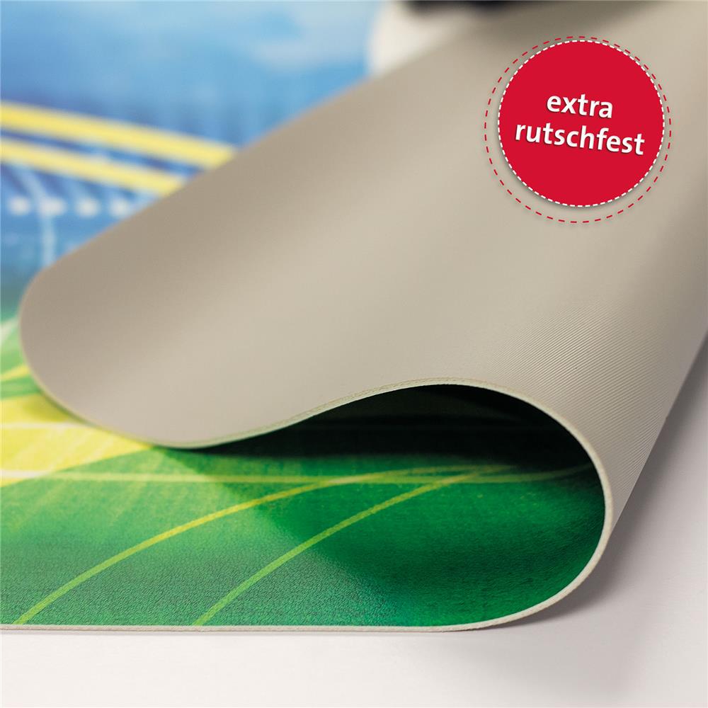 Roth Schreibtischunterlage Fußball, Malunterlage mit Anti-Rutsch-Beschichtung