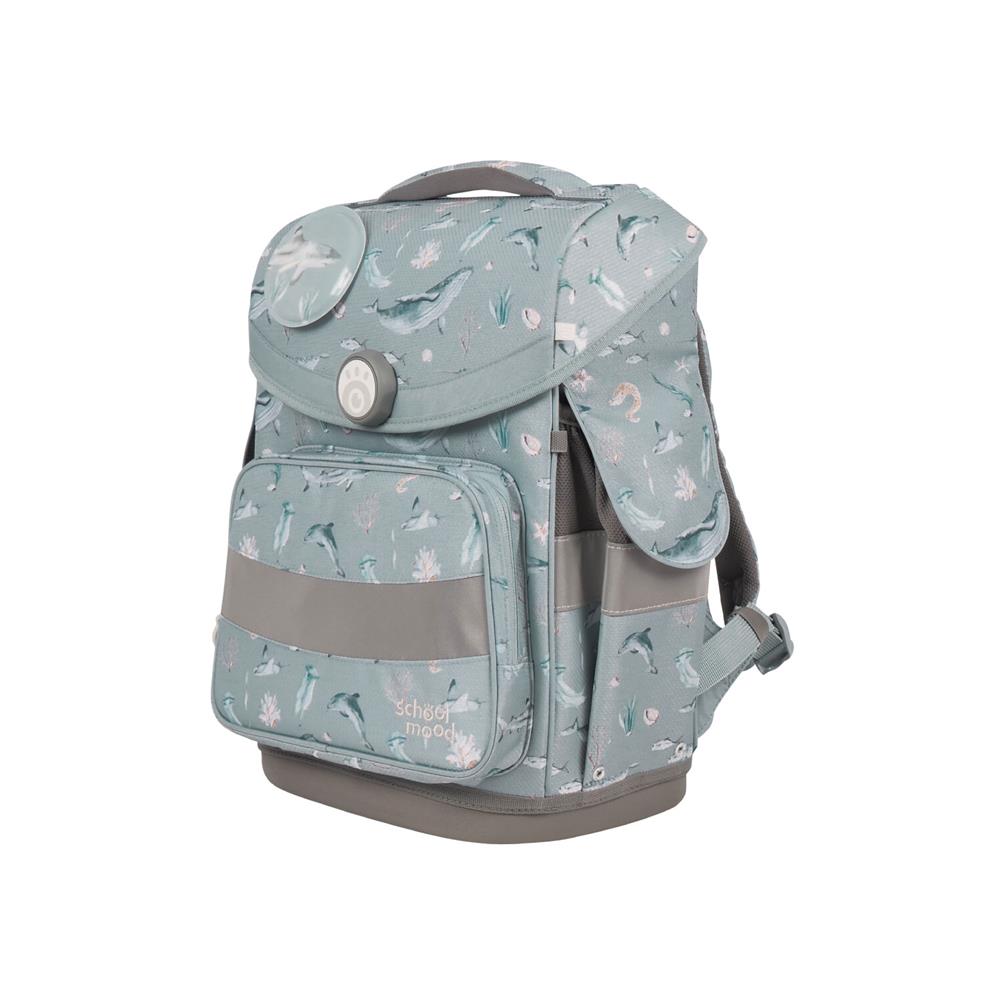 School-Mood Schulranzenset Timeless Air+ Aqua (Nordic Collection, blau)