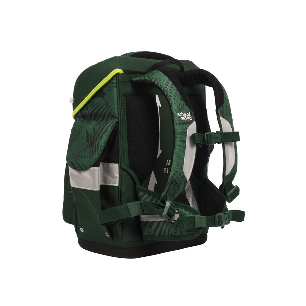 School-Mood Schulranzenset Timeless Air+ Daniel (Dinosaurier, grün)