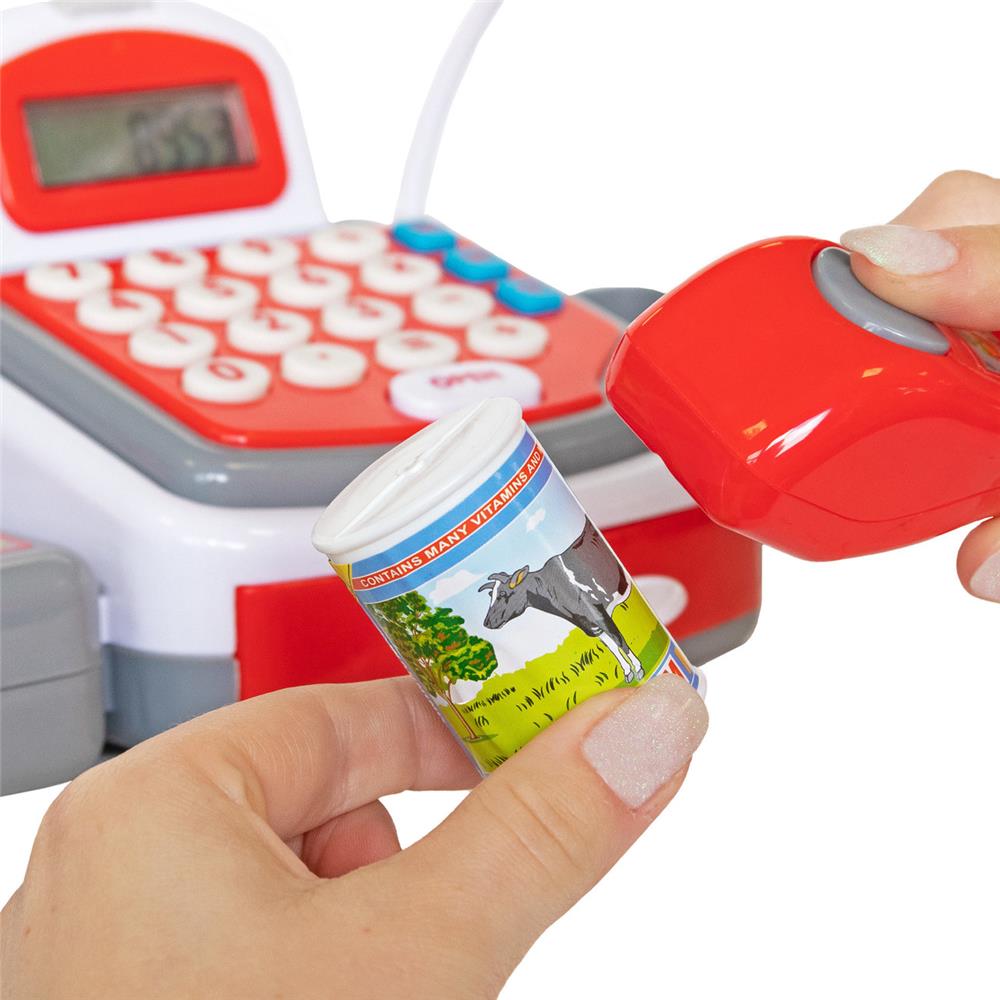 Idena Registrierkasse mit Licht- und Soundeffekten - Zubehör für Kaufladen