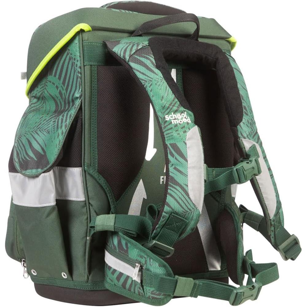School-Mood Schulranzenset Timeless Pro, Daniel (Dino), 7-teilig