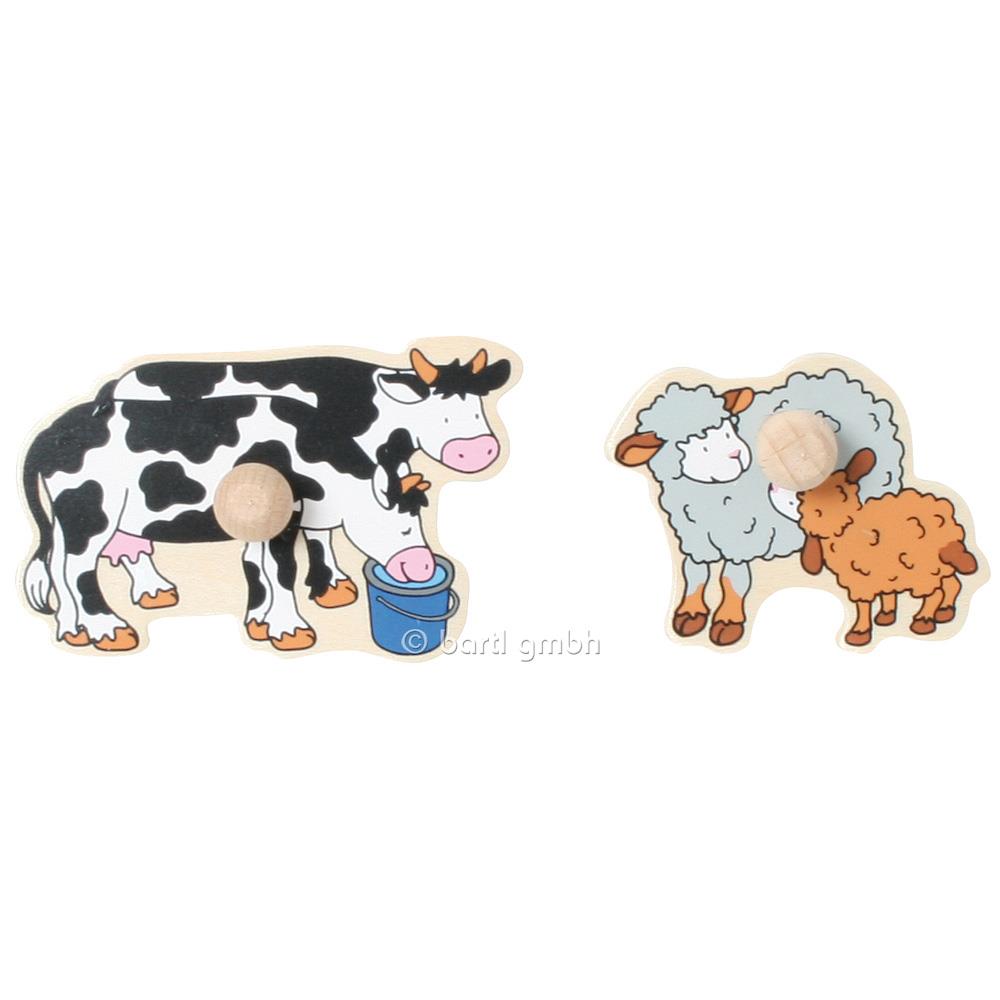 Goki Steckpuzzle Bauernhof I