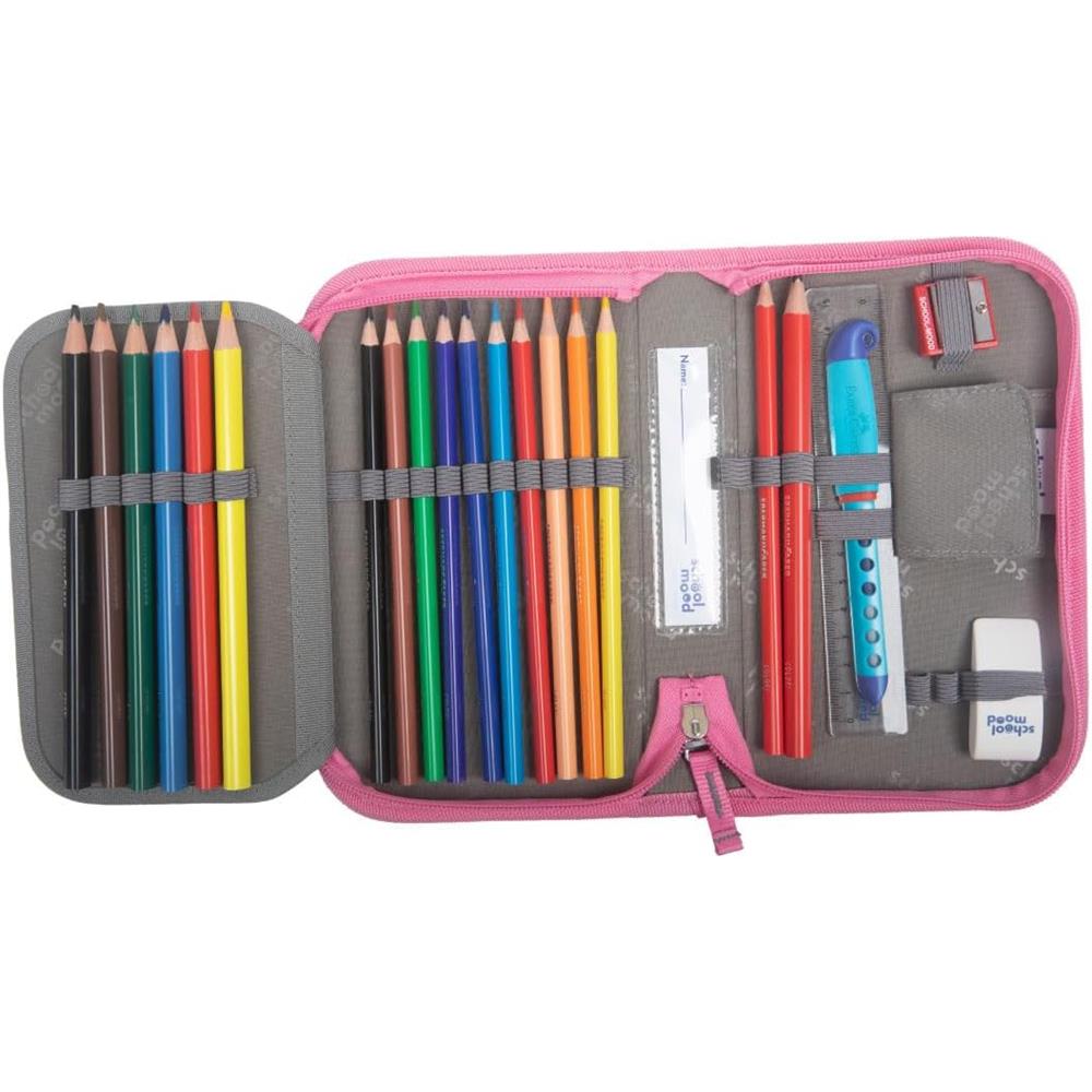 School-Mood Schulranzenset Timeless Pro, Lilly (Mermaid), 7-teilig