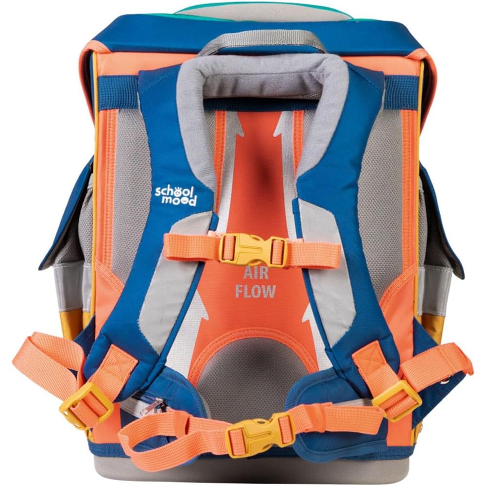 School-Mood Schulranzenset Timeless Pro Happy Emerald (Happy Colours Collection), 6-teilig