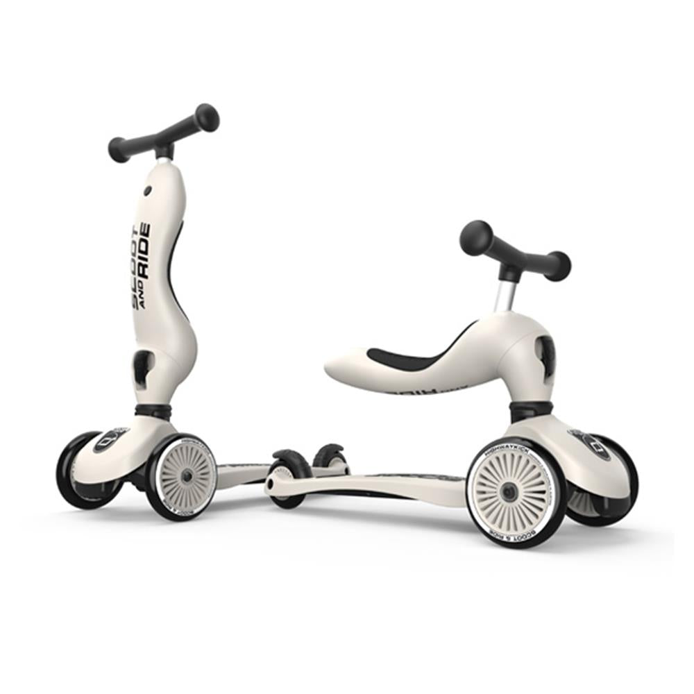 Scoot & Ride Highwaykick 1, ash - 2in1 Kinderroller, ab 1 Jahr