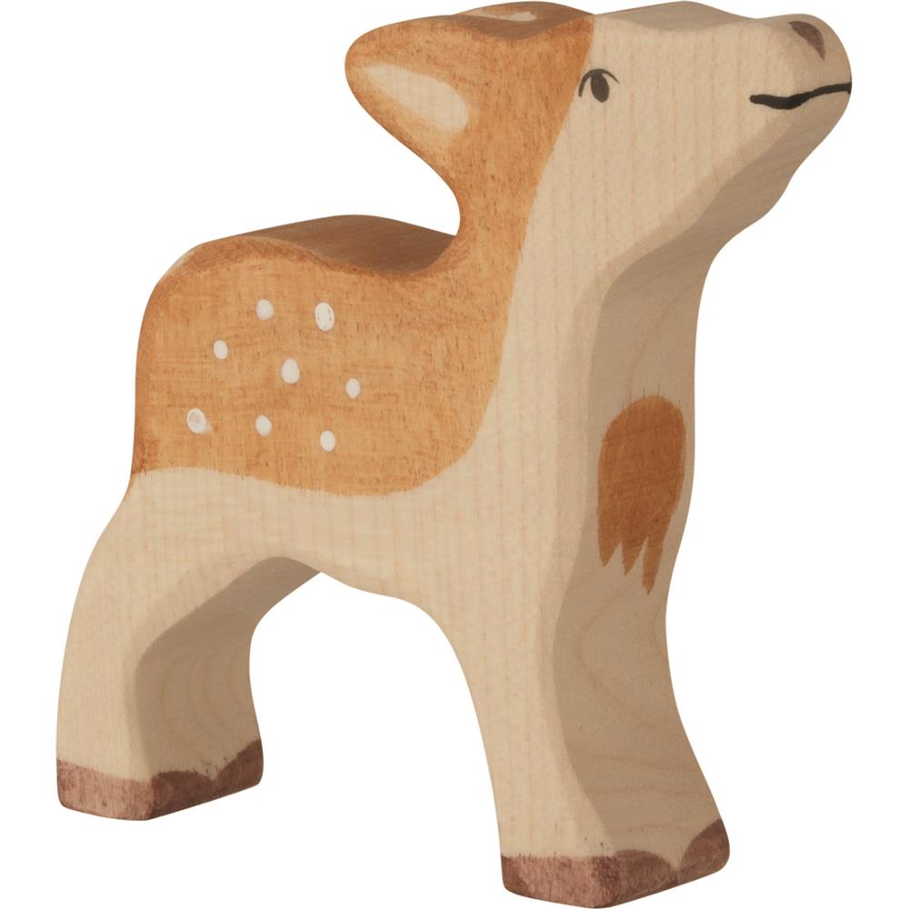 Holztiger Holzfigur - Kitz, Holzspielzeug, ab 3 Jahren