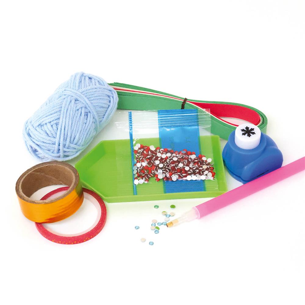 Roth Adventskalender Kreative Weihnachtspost – 24 Bastelsets für Karten & Anhänger mit Anleitung