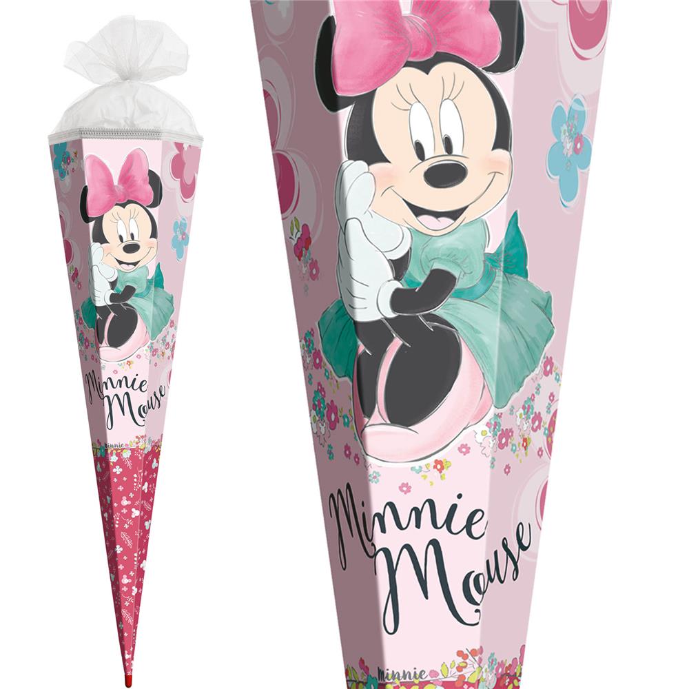Roth Schultüte Disney Minnie Maus, 85cm, eckig, Rot(h)-Spitze, Tüllverschluss