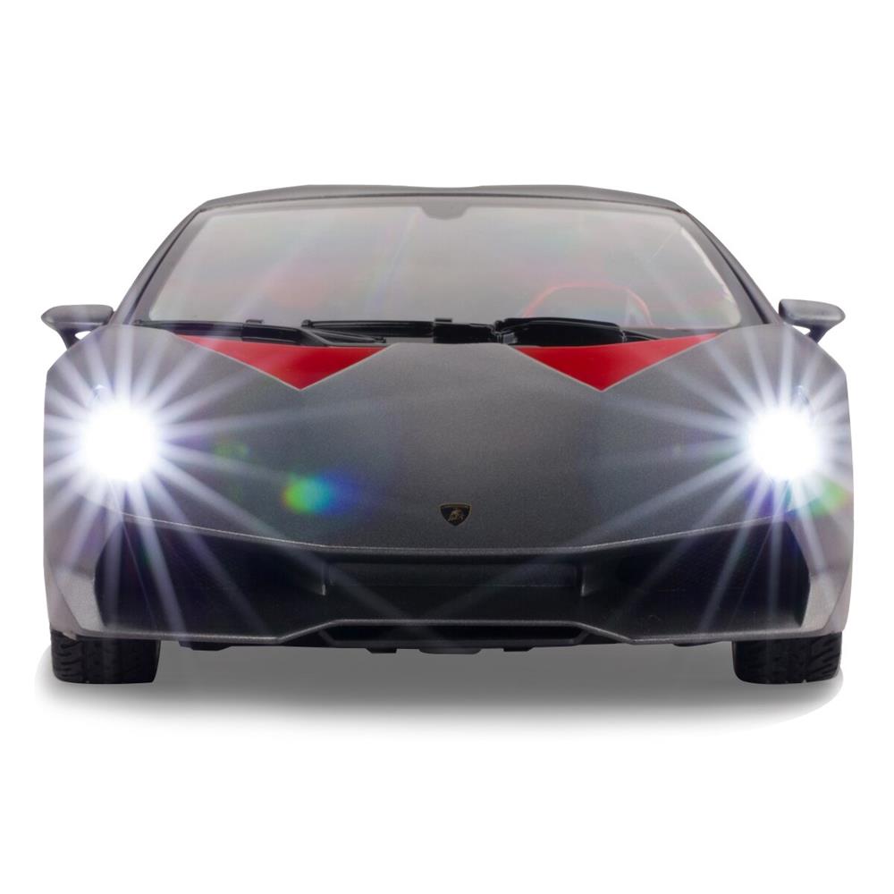 Jamara Lamborghini Sesto Elemento 1:14 grau 2,4GHz Ferngesteuertes Auto mit LED Fahrlicht