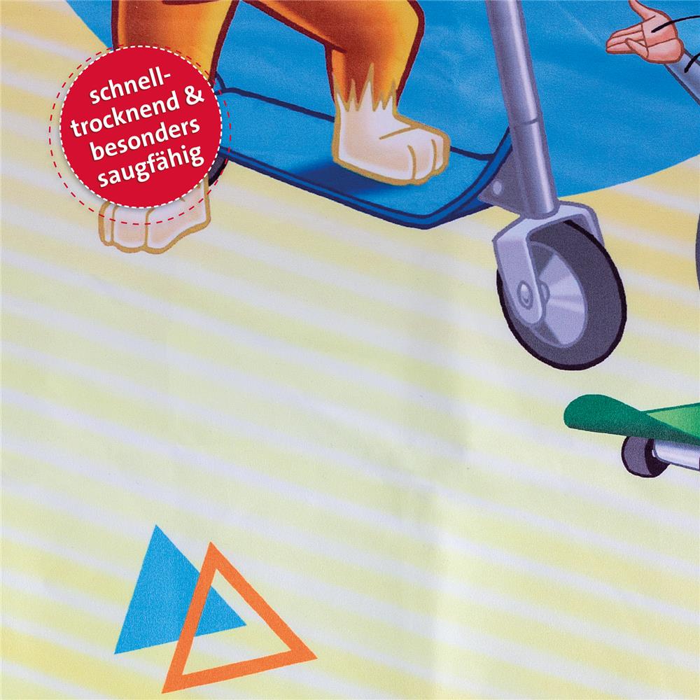 Roth Kinder-Badetuch, Fredo & Fitzi, 60x120 cm, platzsparend, schnell trocknend