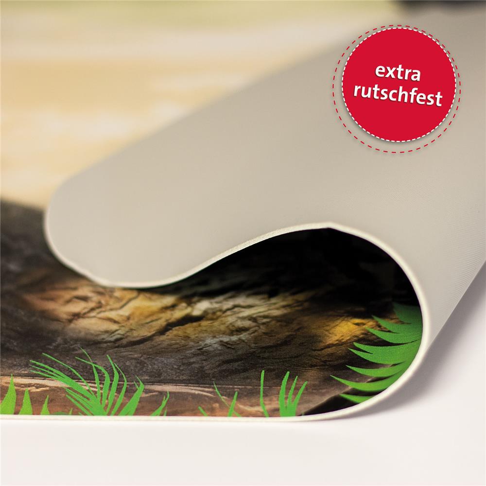 Roth Schreibtischunterlage Dinosaurier Tyrannosaurus, Malunterlage mit Anti-Rutsch-Beschichtung