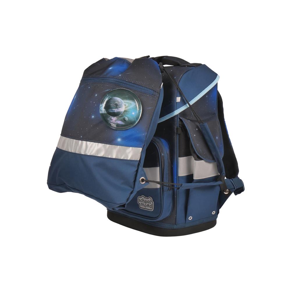 School-Mood Schulranzenset Timeless Air+ Moritz (Weltall, blau)