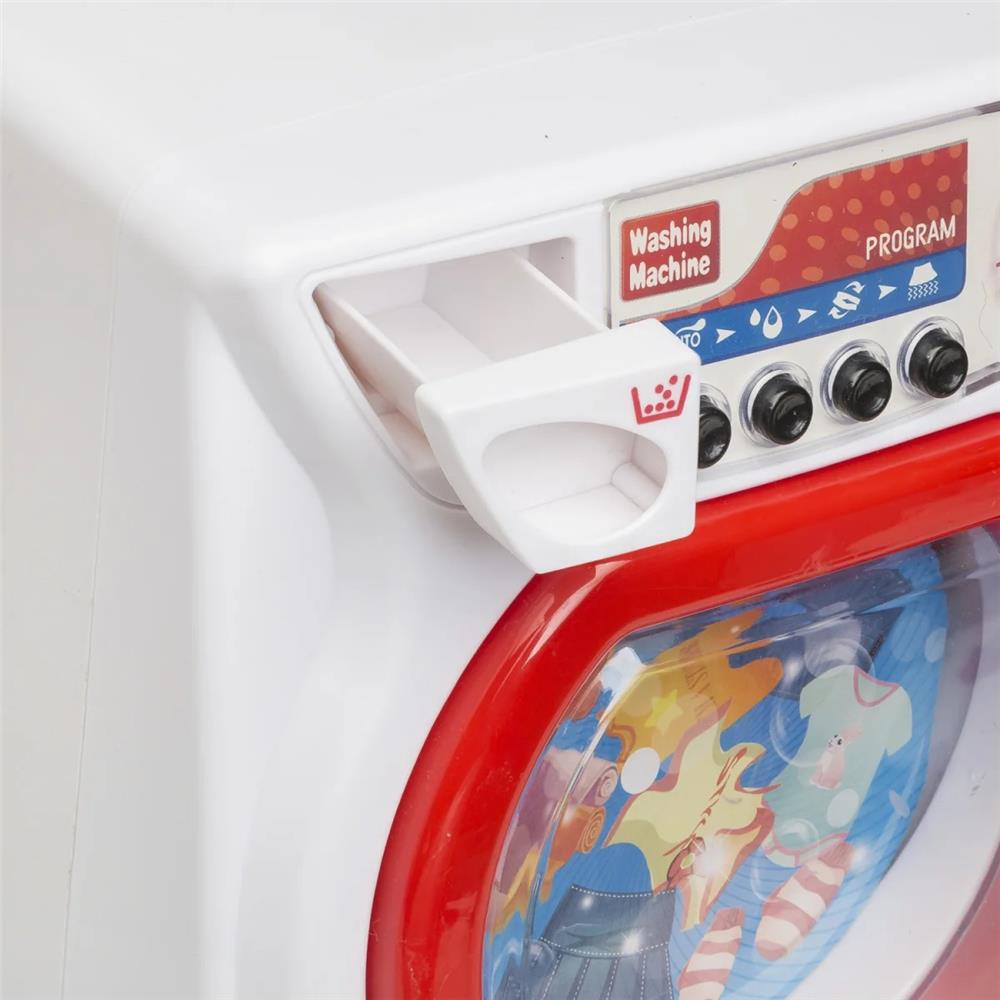 Idena Waschmaschine mit realistischen Licht- und Soundeffekten und rotierende Waschtrommel