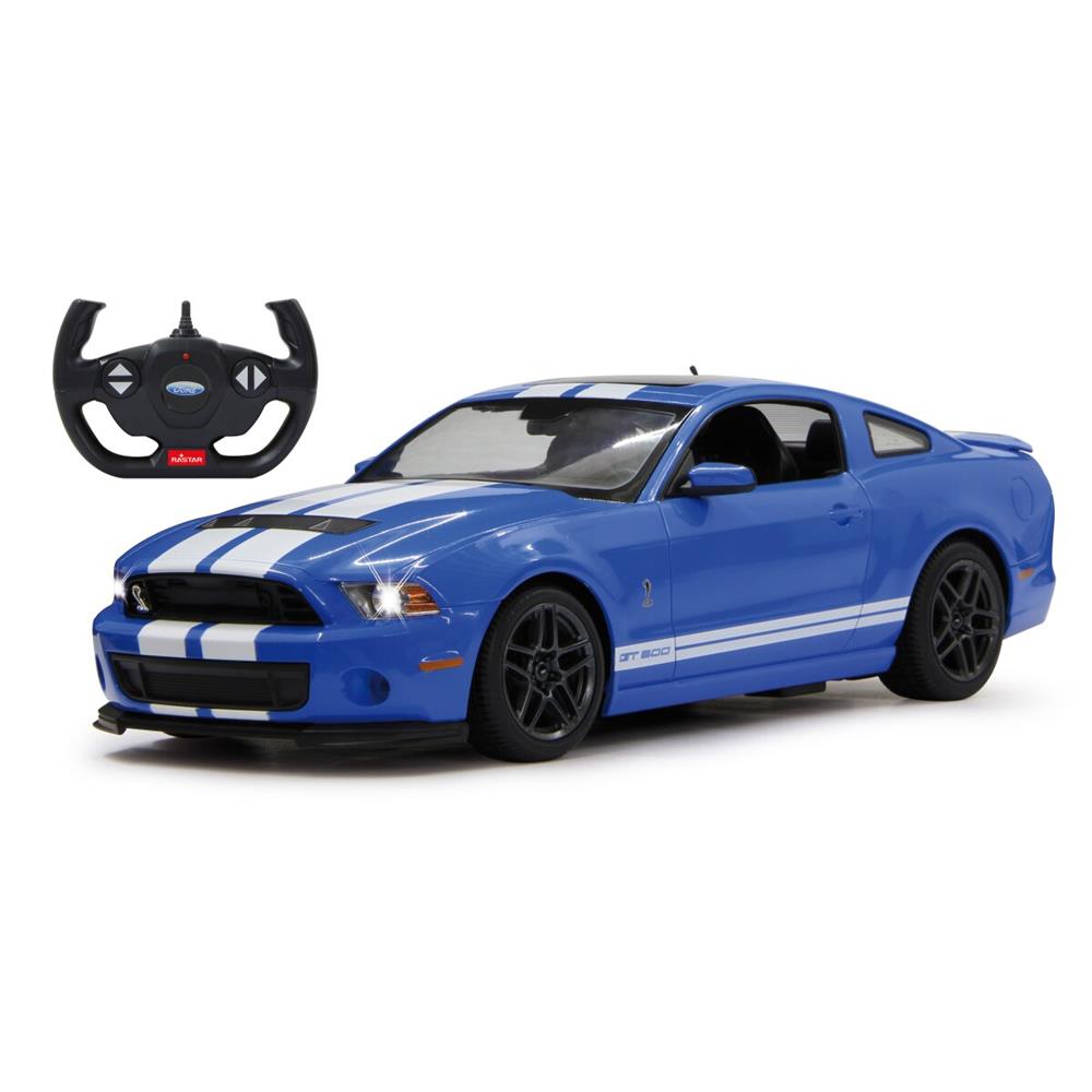 Jamara Ford Shelby GT500 1:14 blau 2,4GHz Ferngesteuertes Auto mit LED Fahrlicht