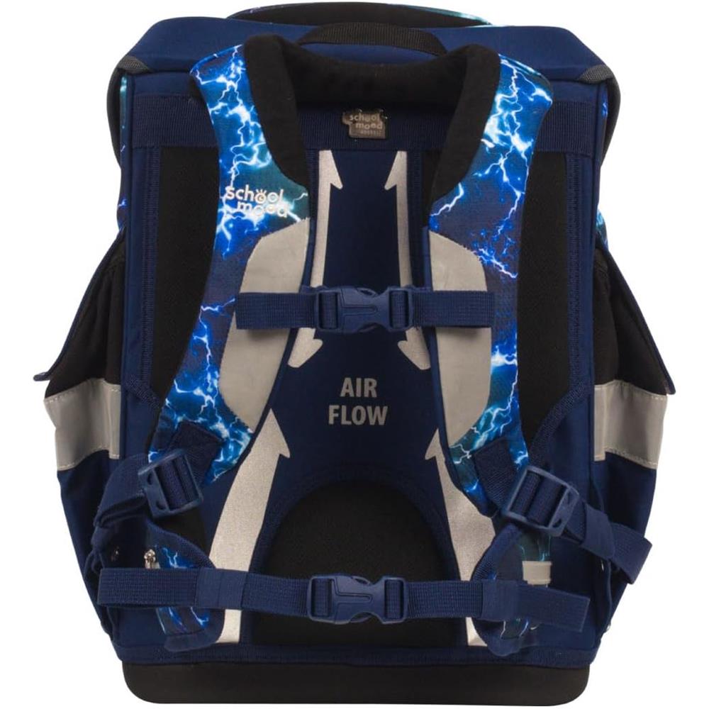 School-Mood Schulranzenset Timeless Pro, Felix (Wolf), 7-teilig