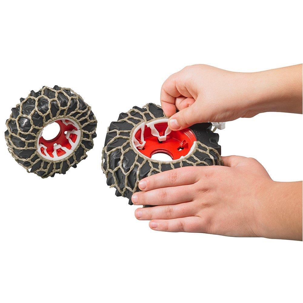 Bruder 03017 - Claas Axion 950 mit Schneeketten und Schneefräse