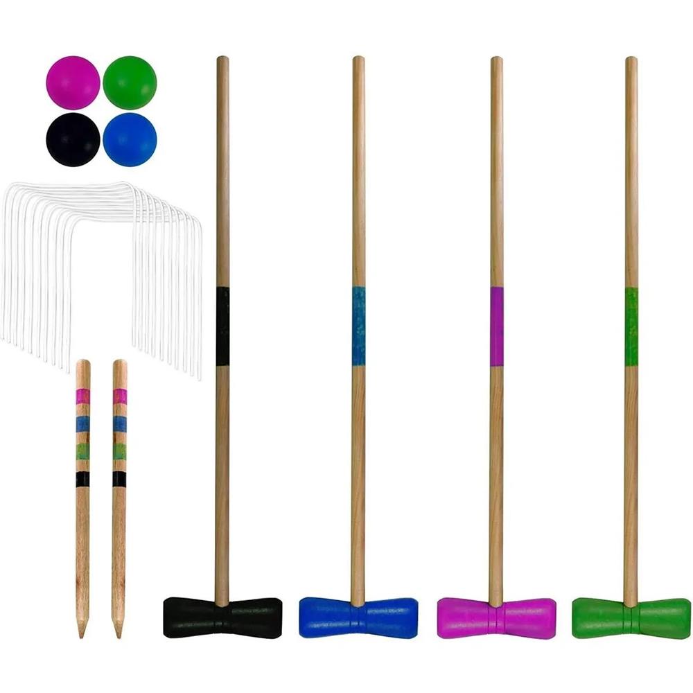Best Sporting Krocket-Set aus Holz für Kinder und Familie