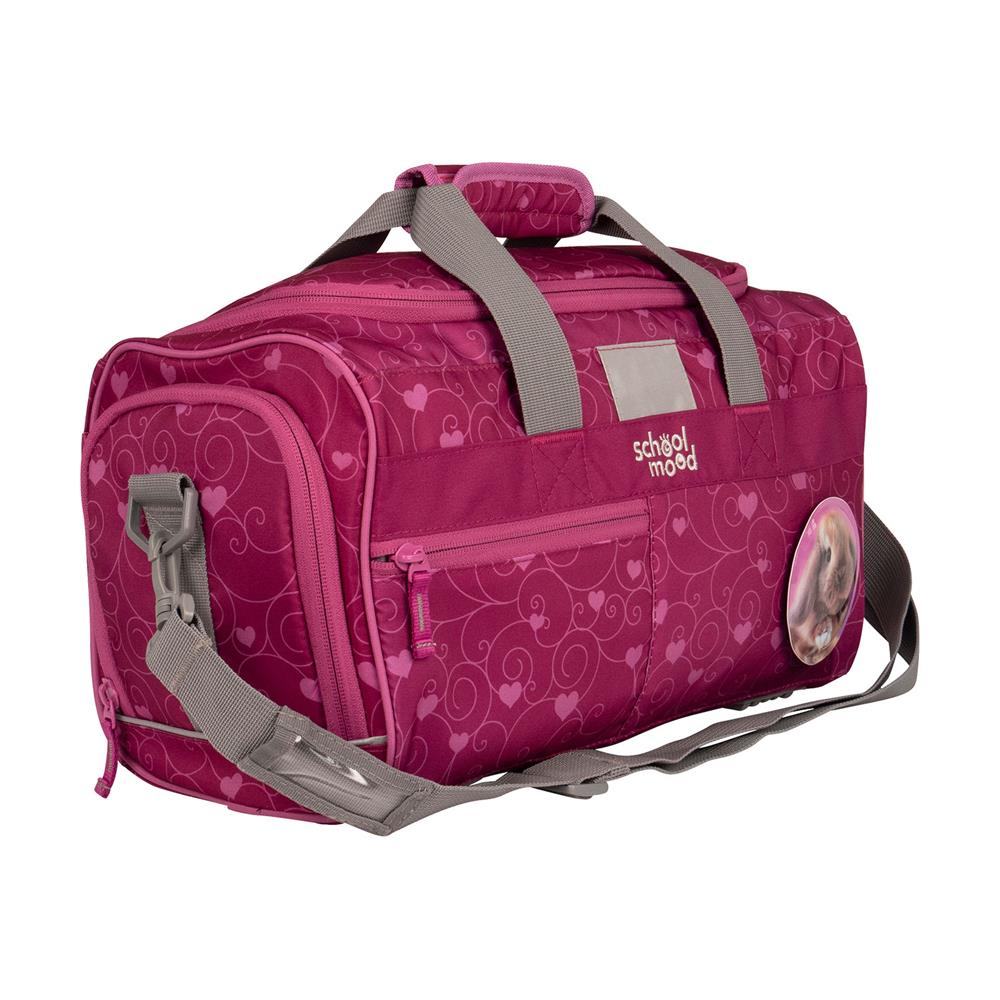 School-Mood Sporttasche Hannah (Hase, pink)