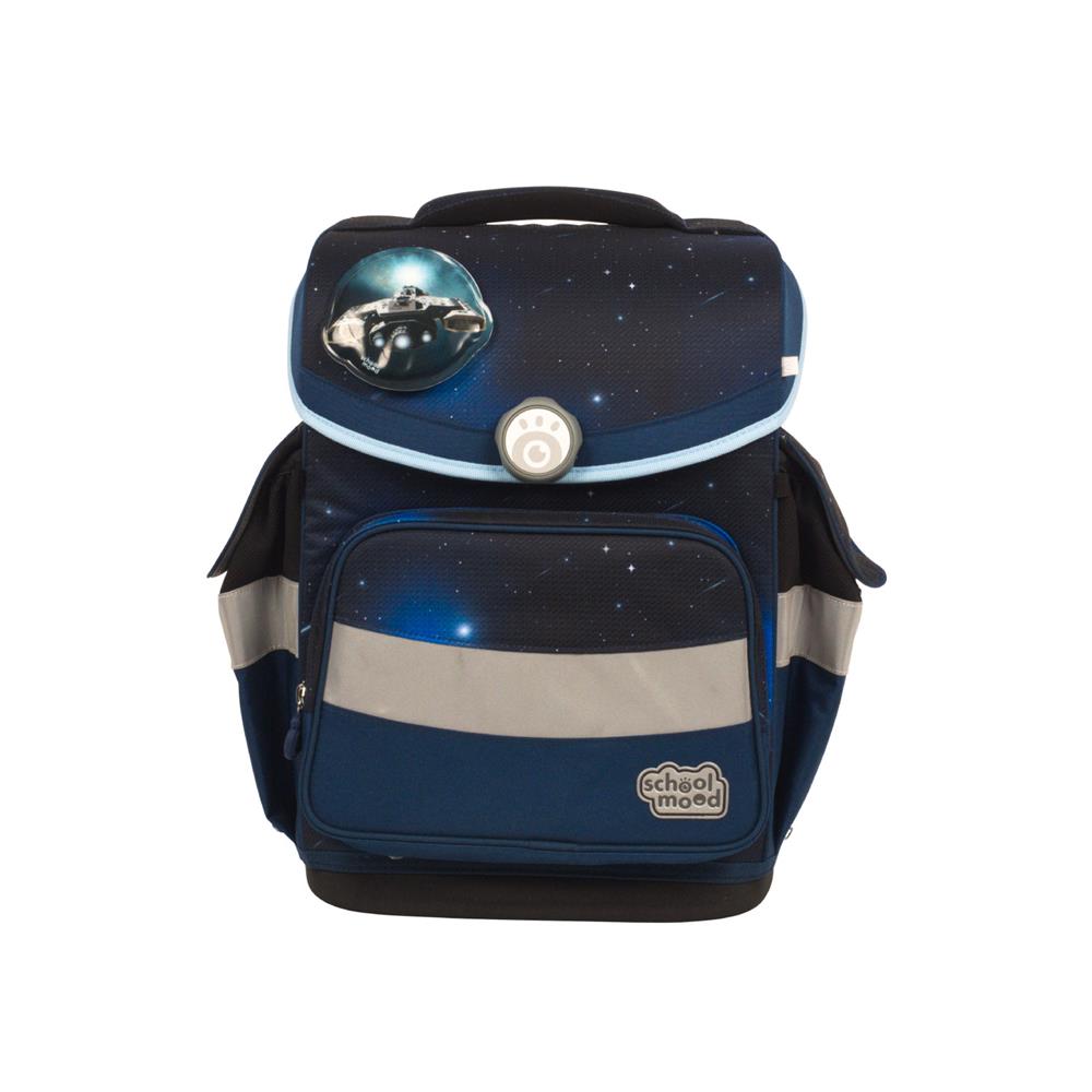 School-Mood Schulranzenset Timeless Air+ Moritz (Weltall, blau)