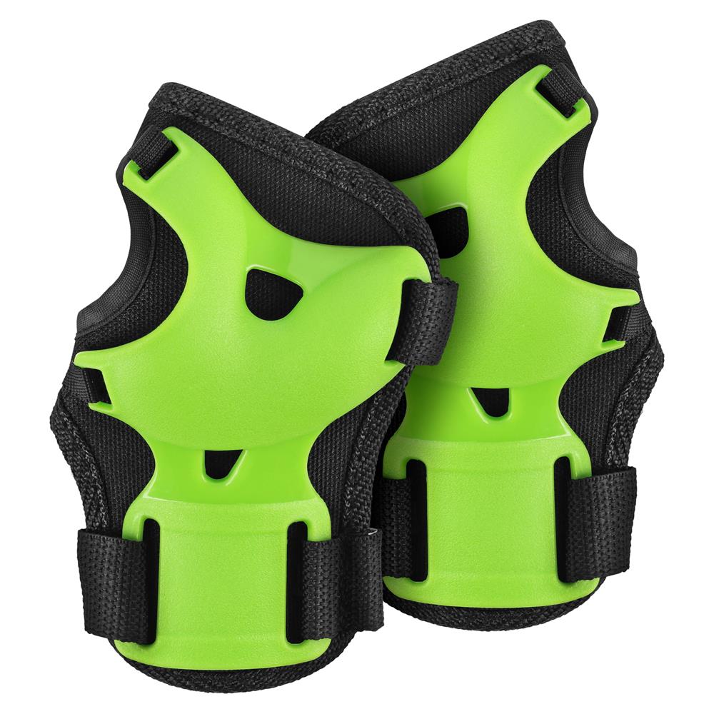 NILS EXTREME H210 Schoner-Set, Schwarz-Grün, S - Protektoren Handgelenk Ellenbogen Knie