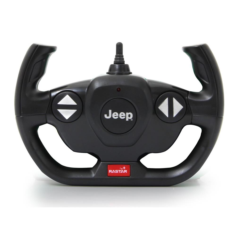 Jamara Jeep Wrangler JL 1:14 schwarz 2,4GHz Tür manuell Ferngesteuertes Auto mit LED Fahrlicht