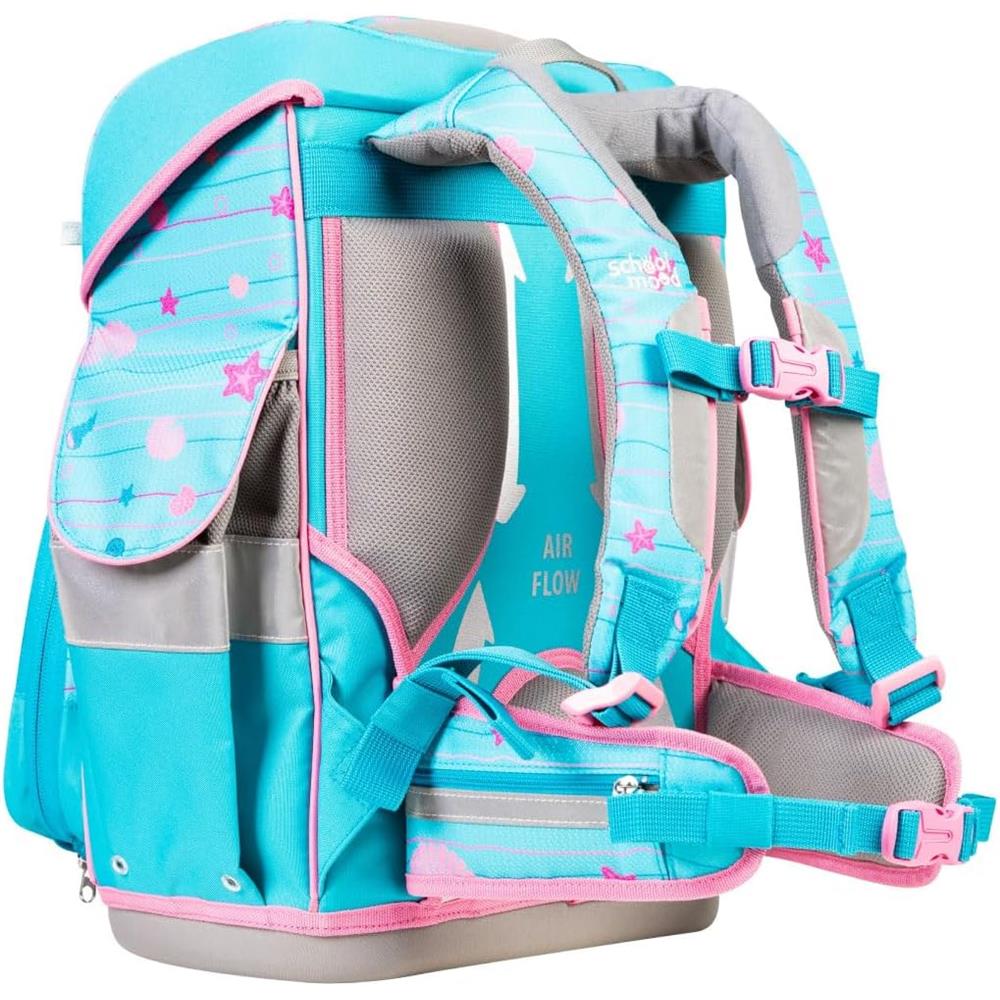 School-Mood Schulranzenset Timeless Pro, Lilly (Mermaid), 7-teilig