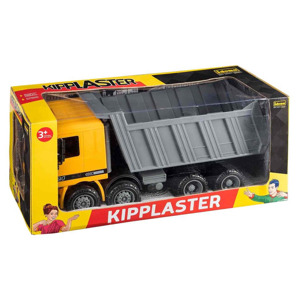 Idena Kipplaster mit Heckklappe zum Öffnen und Kippen auf Knopfdruck, ca. 15 x 17,5 x 39 cm