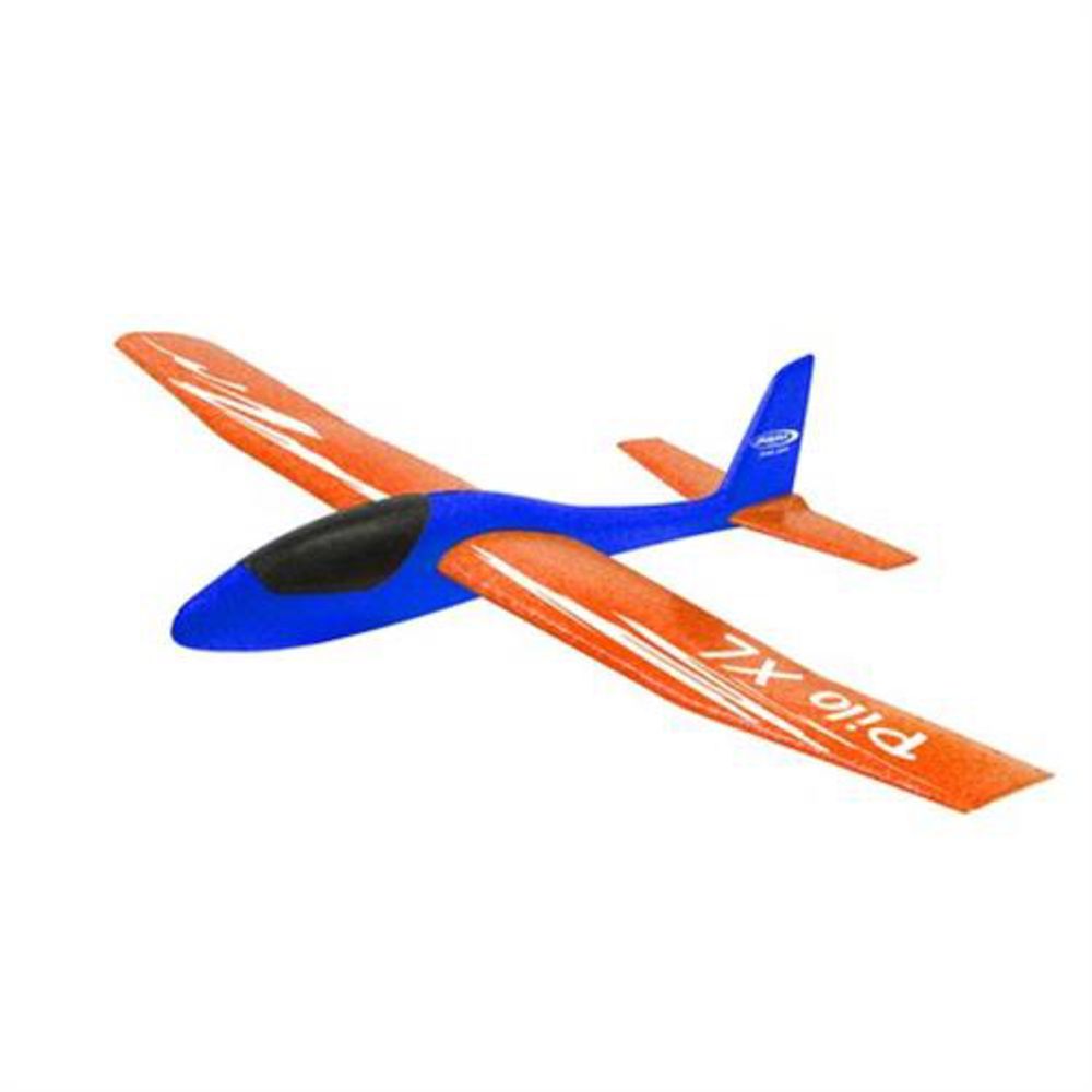 Jamara Pilo XL Schaumwurfgleiter EPP Tragfläche orange blau Flugzeug