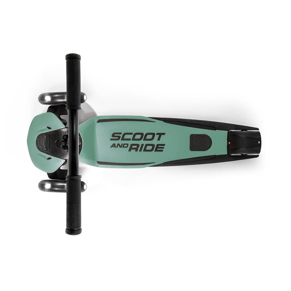 Scoot & Ride Highwaykick 5 LED Scooter, forest - Kinderroller, ab 5 Jahren
