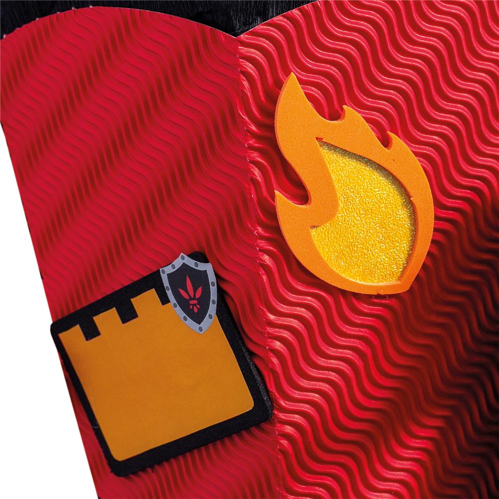 Roth Schultüte-Bastelset, Feuerdrache, 68cm, eckig, Rot(h)-Spitze, Kreppverschluss