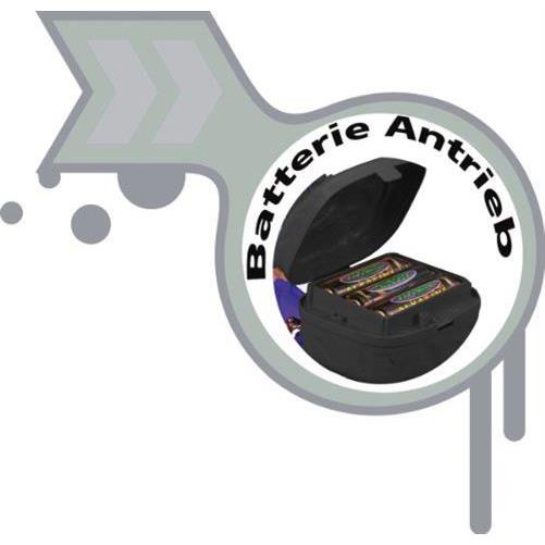 Jamara Fahrrad mit Sound und Licht Fahrradfahrer Radler batteriebetrieben Trettbewegung