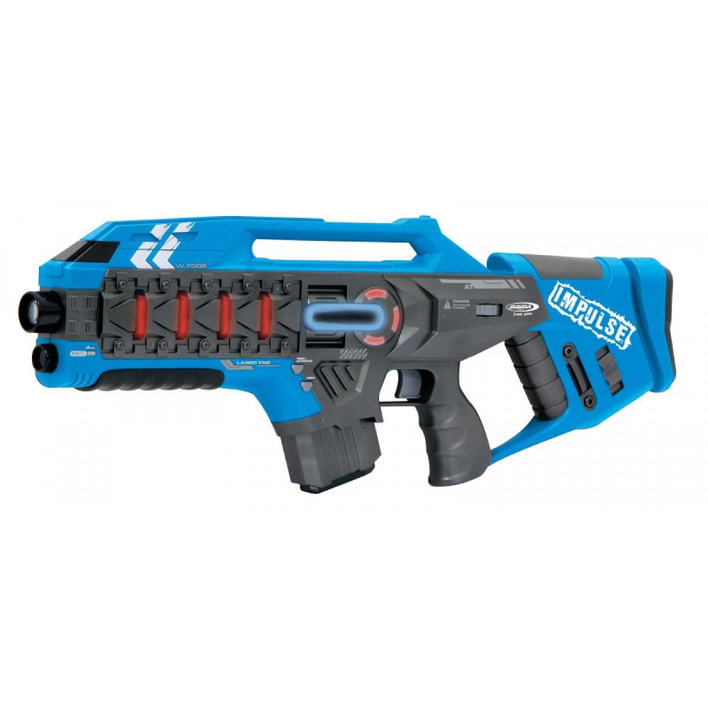 Jamara Impulse Laser Gun Rifle Set blau/grün Outdoorspielzeug Spielzeugwaffen