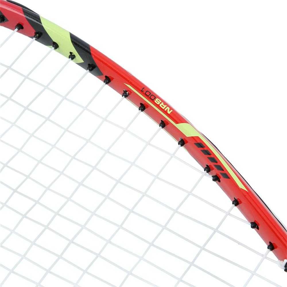 NILS Crossminton-Set, Rot, 2x Schläger, 3x Federbälle (Speeders), 1x Schutzhülle